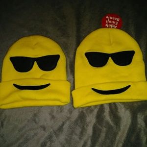 2 emoji beanies!!